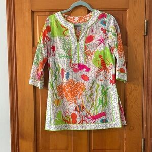 Gretchen Scott Designs Coral Reef Tunic